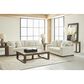 Ashley Maggie Stationary Sofa and Loveseat Set in Birch, , large