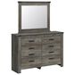 Ashley Frandern 6-Piece Twin Panel Storage Bedroom Set in Rustic Warm Gray, , large