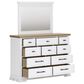 Ashley 5-Piece Queen Bedroom Set in White and Natural, , large