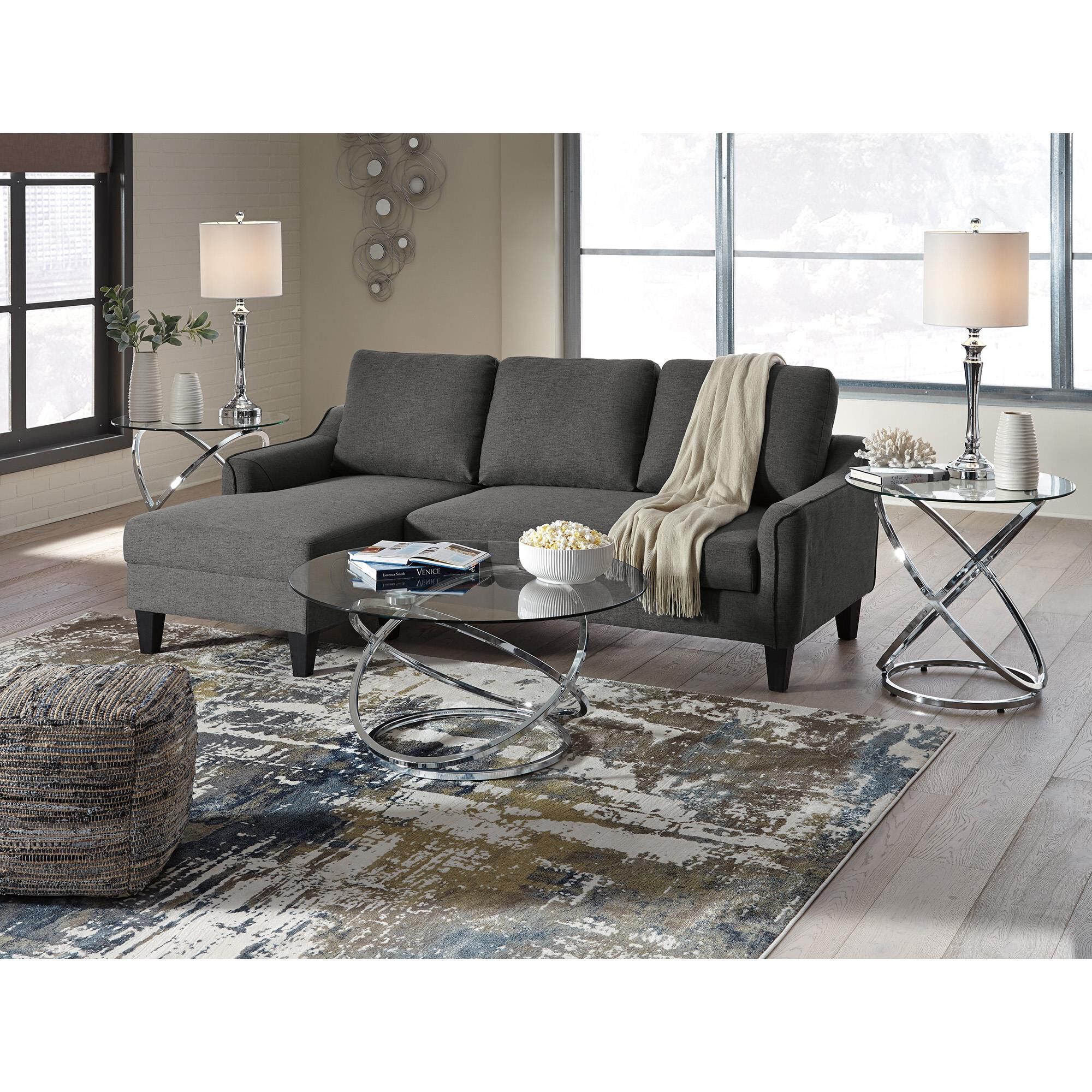 Signature Design by Ashley Jarreau Left Facing Sofa Chaise Sleeper