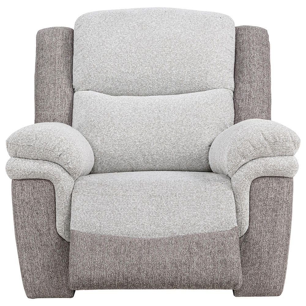 Linon Home Decor Wrenlee Manual Recliner in Tan and Beige, , large