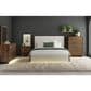 Mayberry Hill Brisbane 2-Drawer Nightstand in Brown with Lighting and USB Port, , large