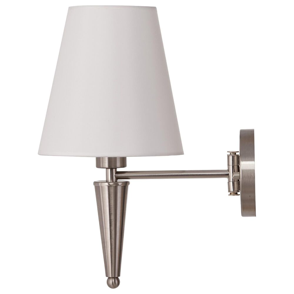 Southern Enterprises Hadley Wall Sconce Lamp in Brushed Nickel, , large