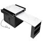 HOMLUX 83" Kitchen Island in Black, , large