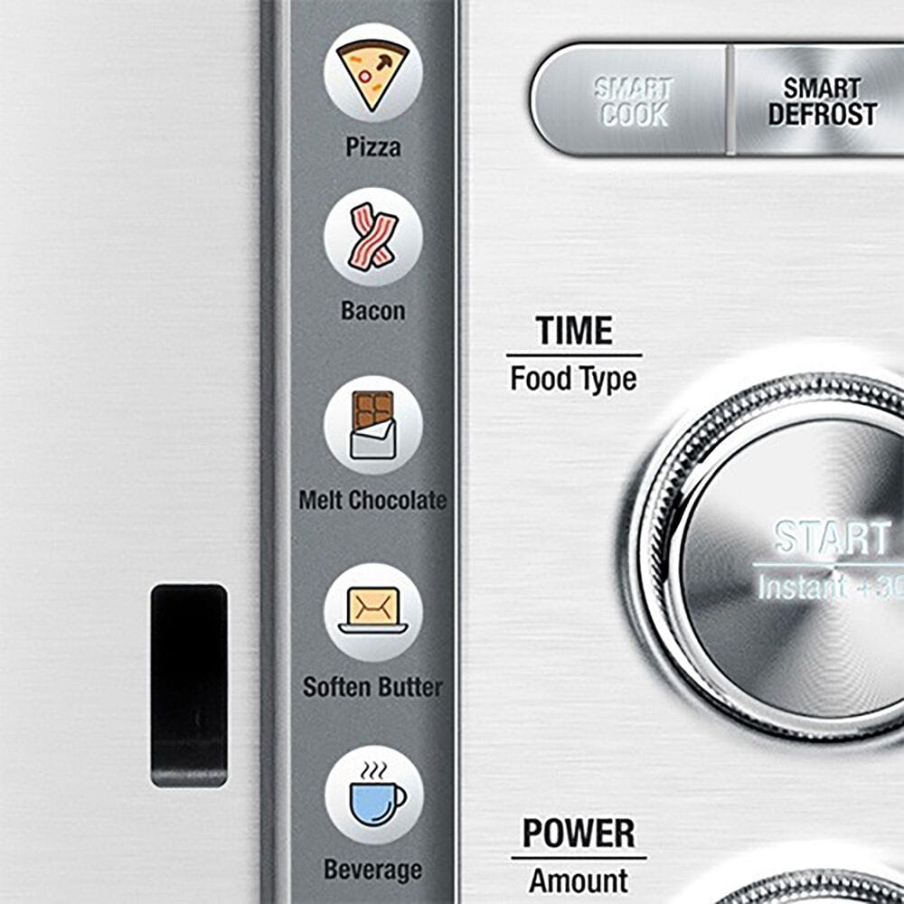 Breville 1.2 Cu. Ft. Countertop Smooth Microwave Oven in Brushed Stainless Steel, , large