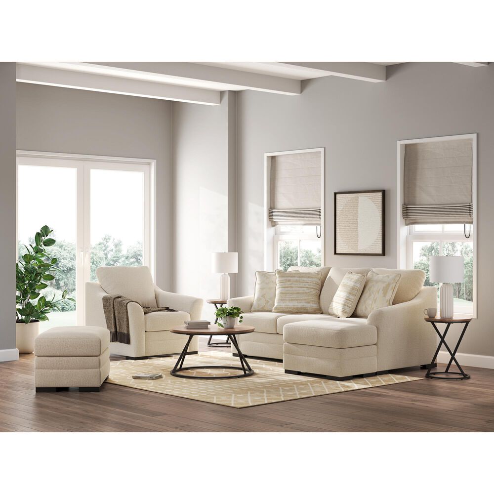 Ashley Lango Stationary Sofa Chaise in Jute, , large