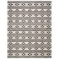 Safavieh Micro-Loop 8" x 10" Ivory and Charcoal Area Rug, , large