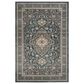 Safavieh Lyndhurst 8" x 10" Teal and Grey Area Rug, , large