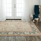 RIZZY Belmont 10" x 14" Light Blue, Beige and Rust Area Rug, , large