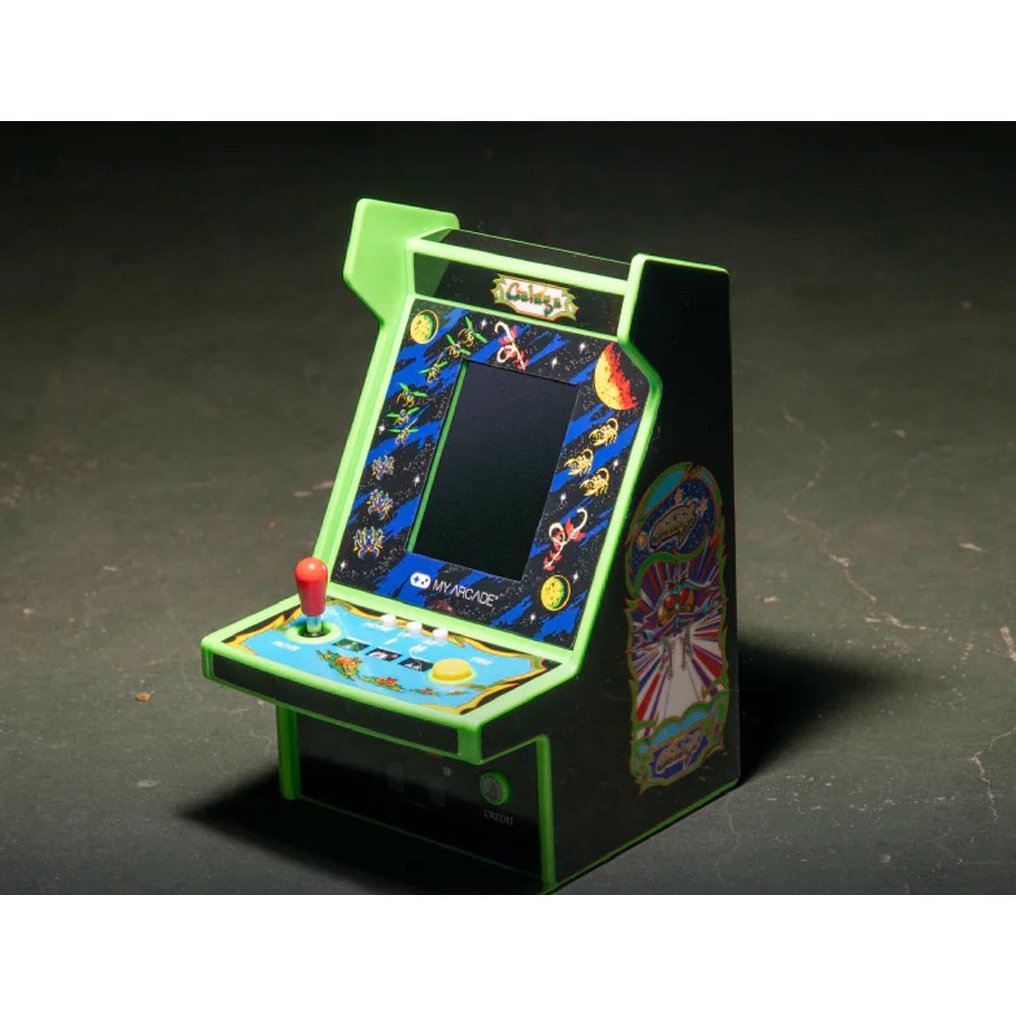 My Arcade Galaga Micro Player Pro Portable Retro Arcade in Multicolor