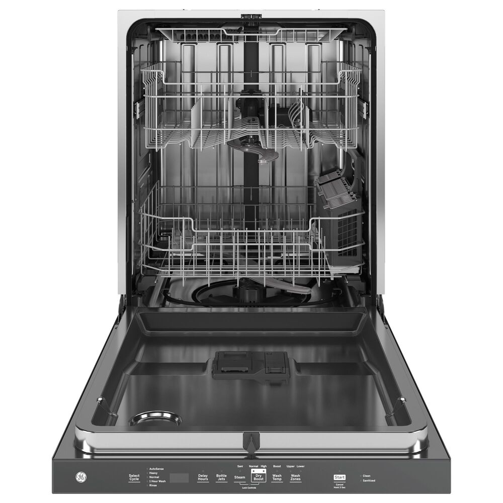 GE Appliances 24&quot; Built-In Pocket Handle Dishwasher in Black, , large