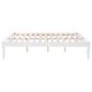 Linon Home Decor Polly Full Platform Bed in Bold White, , large