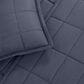 Ann Gish Slub Tencel 3-Piece King Quilted Coverlet Set in Marine, , large