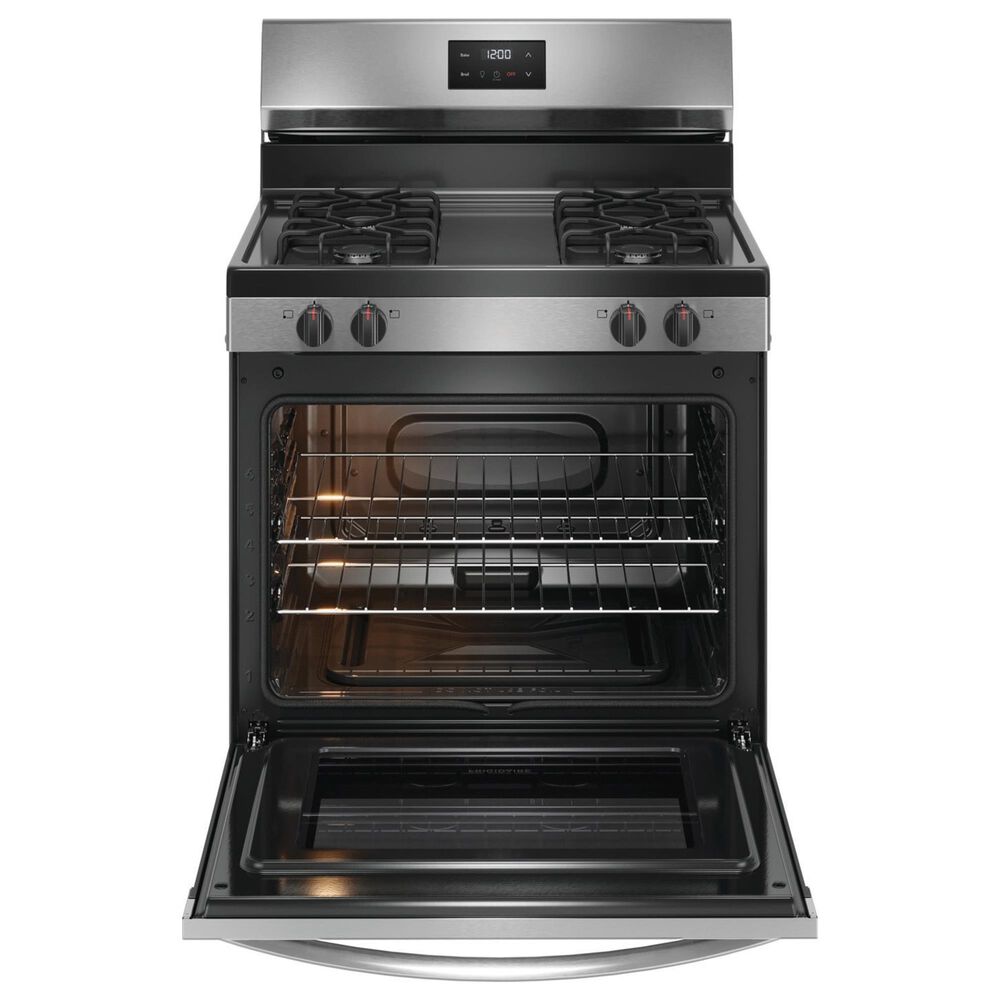 Frigidaire 30&quot; Freestanding Gas Range with 4 Burners in Stainless Steel, , large