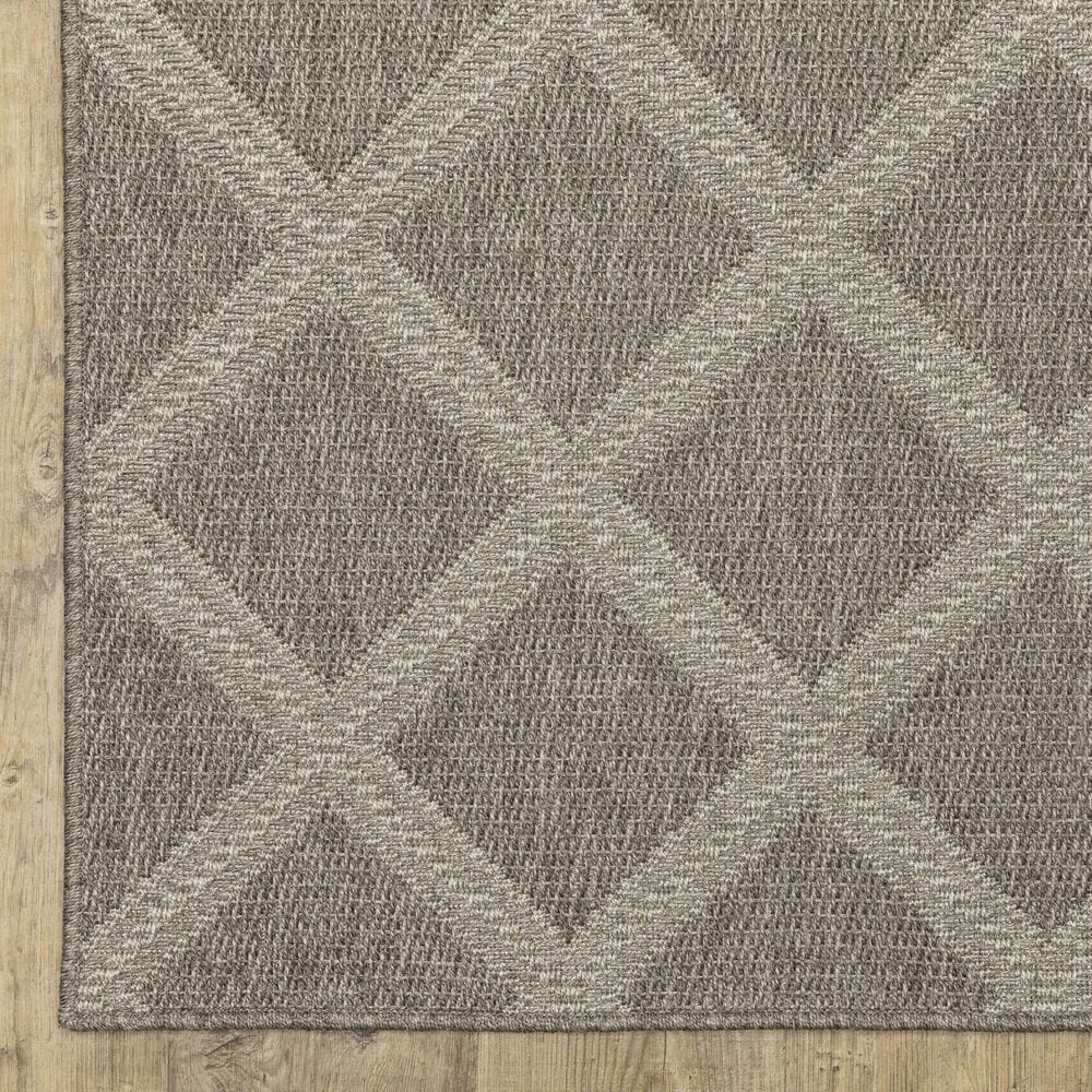 Oriental Weavers Caicos CA02N 6&#39;7&quot; x 9&#39;2&quot; Grey Area Rug, , large