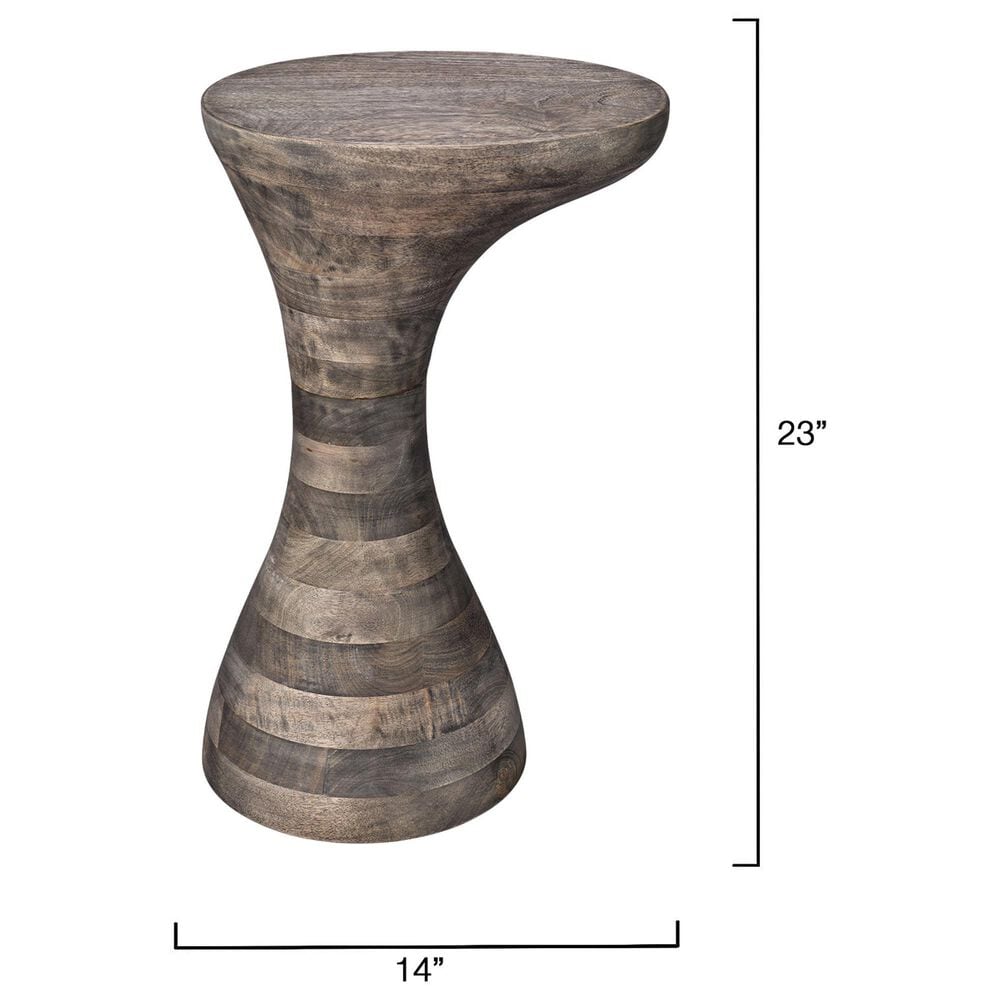 Jamie Young Trenton End Table in Grey Wash, , large
