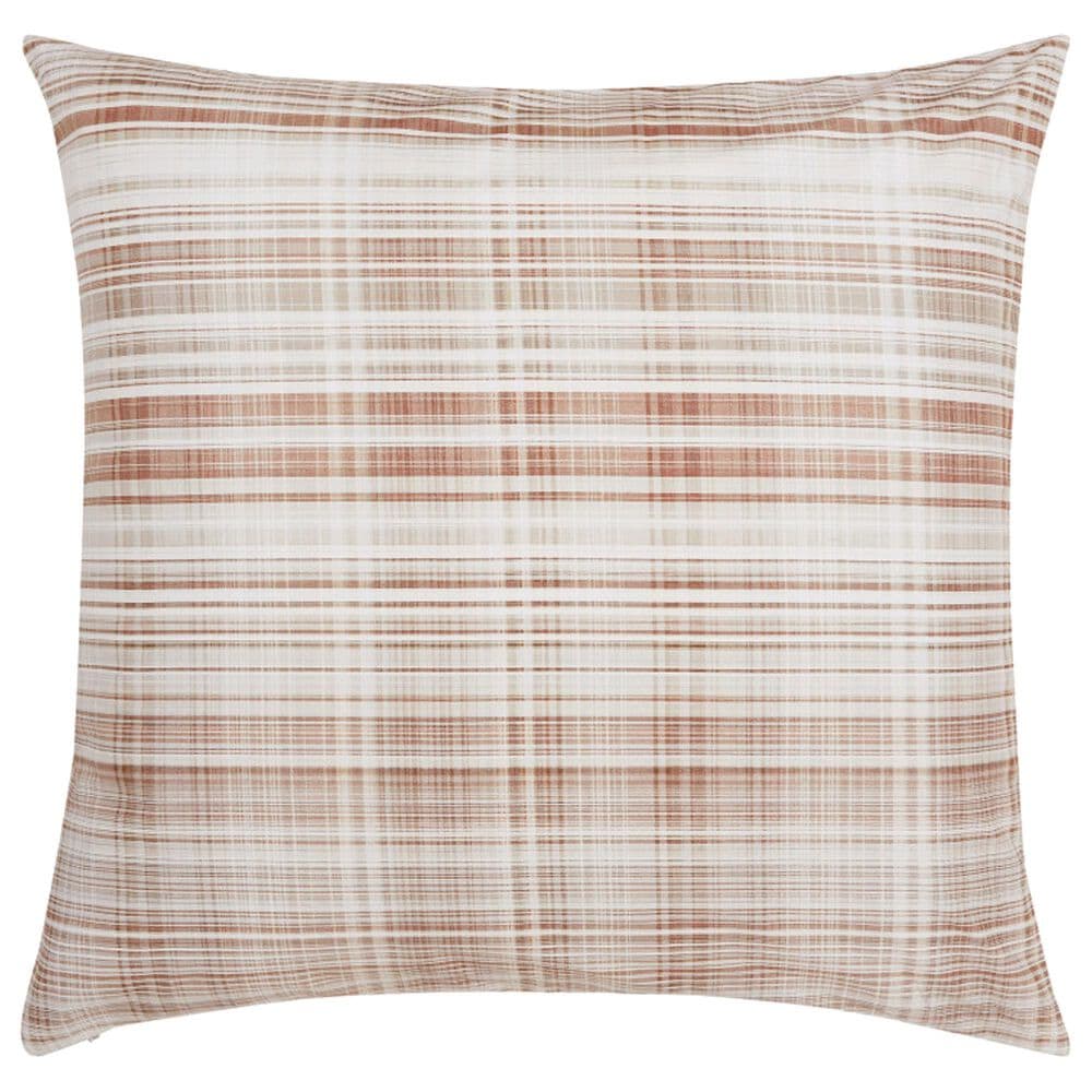 J. Queen New York Pascal 26&quot; Square Euro Pillow Sham in Cinnamon, , large