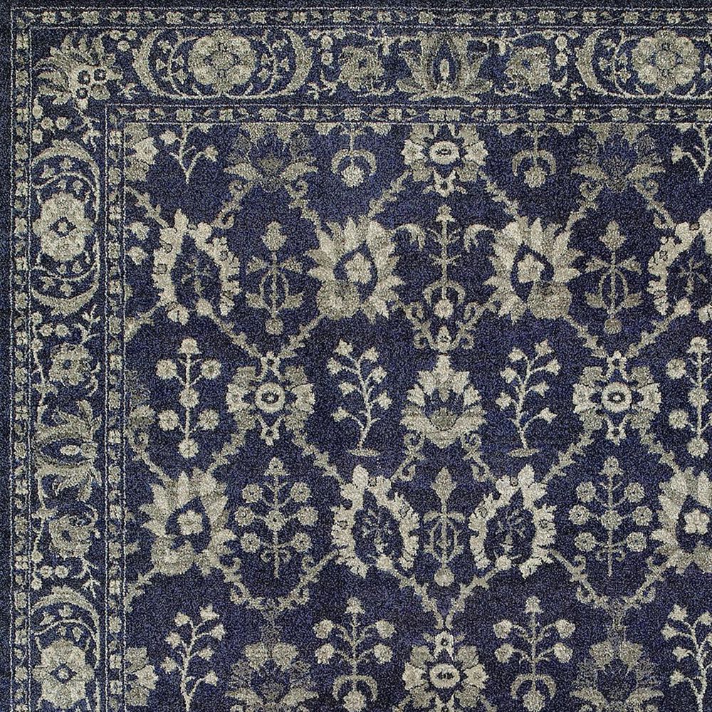 Oriental Weavers Richmond 8020K 9&#39;10&quot; x 12&#39;10&quot; Navy Area Rug, , large