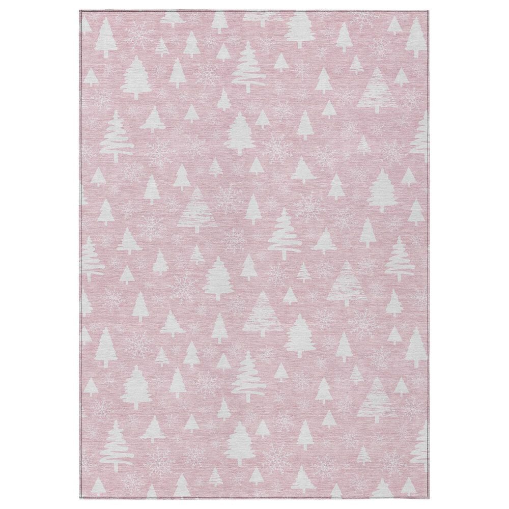 Dalyn Rug Company Wonderland WN23 3" x 5" Pink Indoor/Outdoor Area Rug, , large