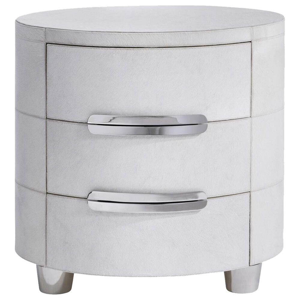 Bernhardt Lyric 3-Drawer Nightstand in White, , large