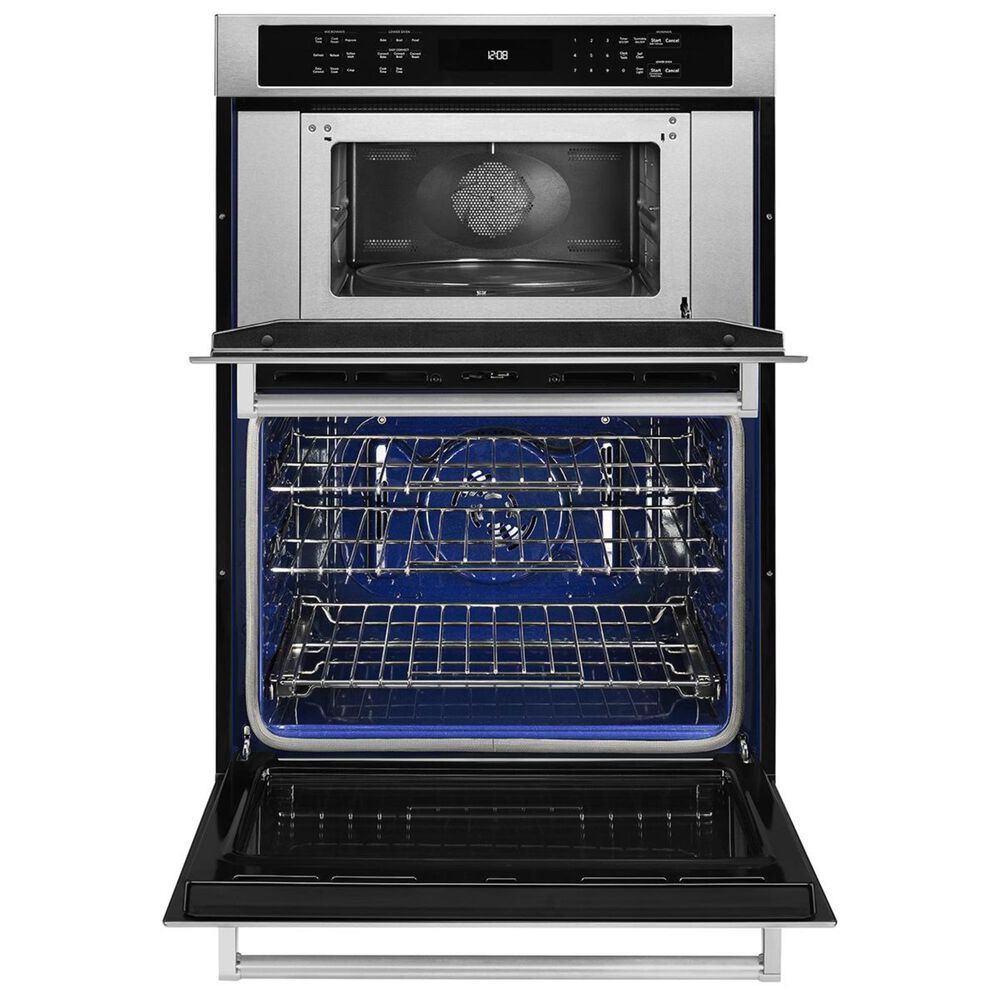 KitchenAid 27" Combination Wall Oven in Stainless Nebraska Furniture Mart