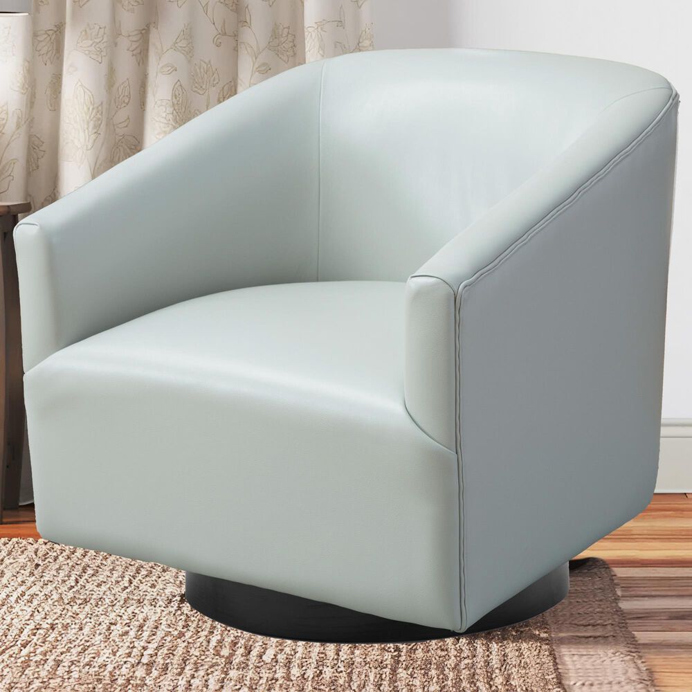 Hearth and Haven Garland Swivel Chair in Dove Grey, , large