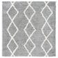 Safavieh Venus Shag VNS682J 6"7" Square Grey and Ivory Area Rug, , large