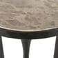 Four Hands Billings End Table in Fossil Marble, , large