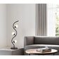 Cal Lighting Evanston 3-Light Metal Table Lamp in Black, , large