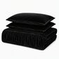 HiEnd Accents Stella 3-Piece King Bedspread Set in Black, , large