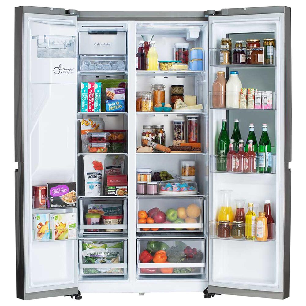 LG 27 Cu. Ft. Capacity Side-By-Side Door-In-Door Refrigerator in Stainless Steel, , large