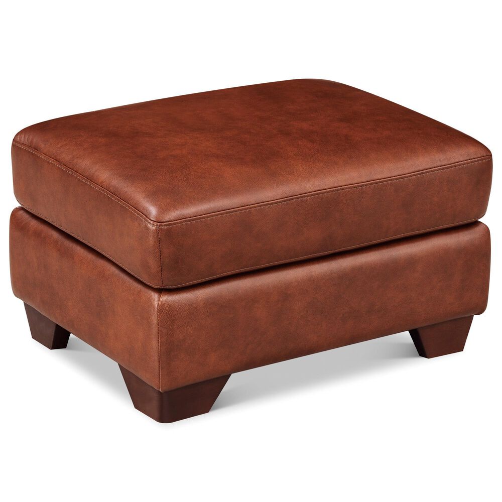 Hydeline Marylyn Stationary Chair and Ottoman Set in Berlin Brandy, , large