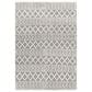 Surya Daffodil Southwestern 9" x 12" Light Grey and Natural Area Rug, , large