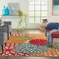 Nourison Aloha 6" x 9" Green Indoor/Outdoor Area Rug, , large
