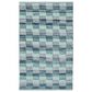 Safavieh Montauk Geometric 3" x 5" Turquoise and Multicolor Area Rug, , large