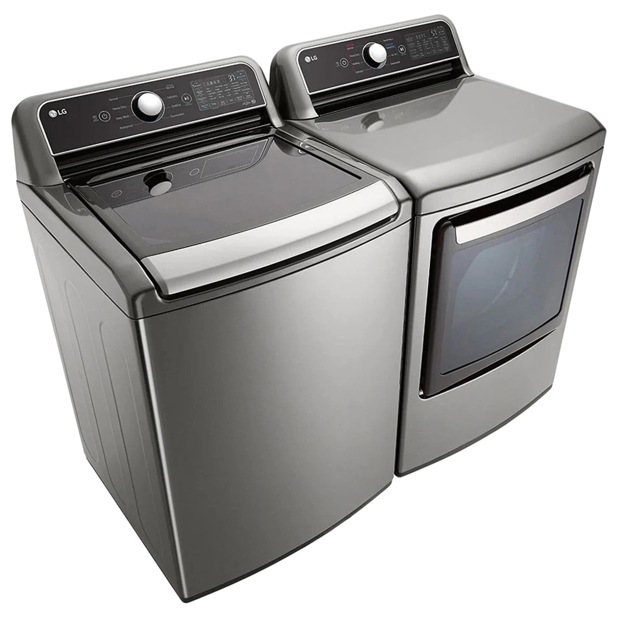 Lg top load washer shop and dryer set