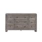 Davis International Traditional 9 Drawer Dresser in Gray, , large