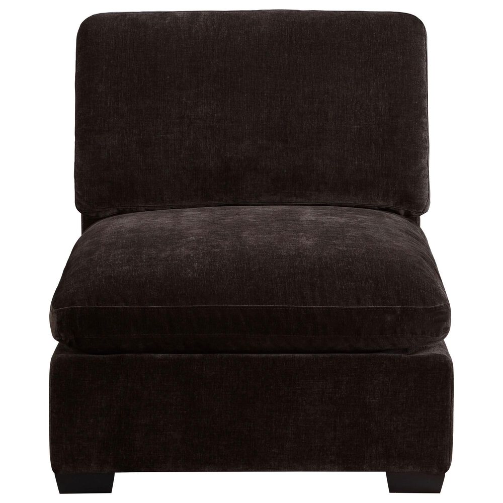 Coaster Lakeview Armless Chair in Dark Chocolate, , large