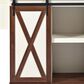 HOMLUX 56" Kitchen Island with Drop Leaf in White, , large