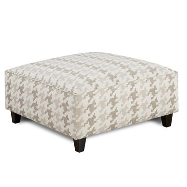 Xenia Cocktail Ottoman in Blass Berber, , large