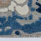 Central Oriental Fontana Pakuna 6"7" x 9"2" Gray and Blue Area Rug, , large