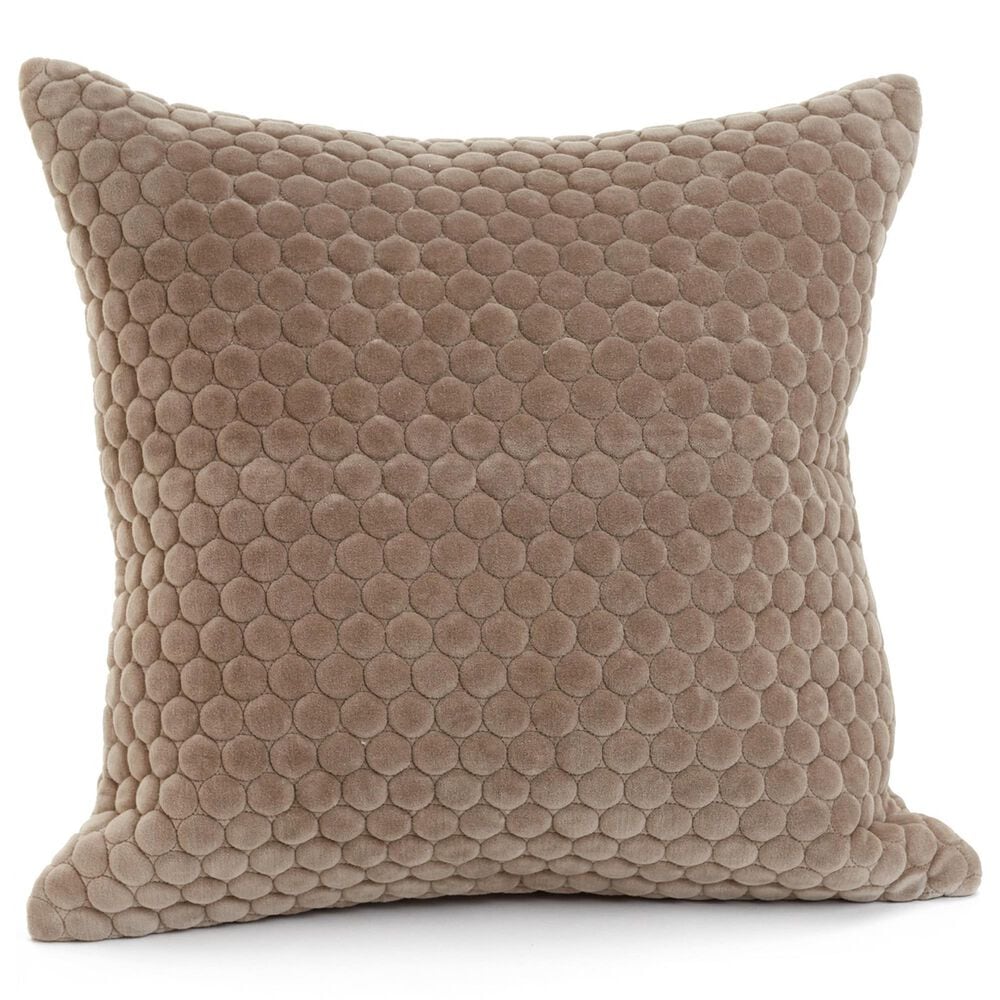 Circo 20" Square Throw Pillow in Taupe, , large