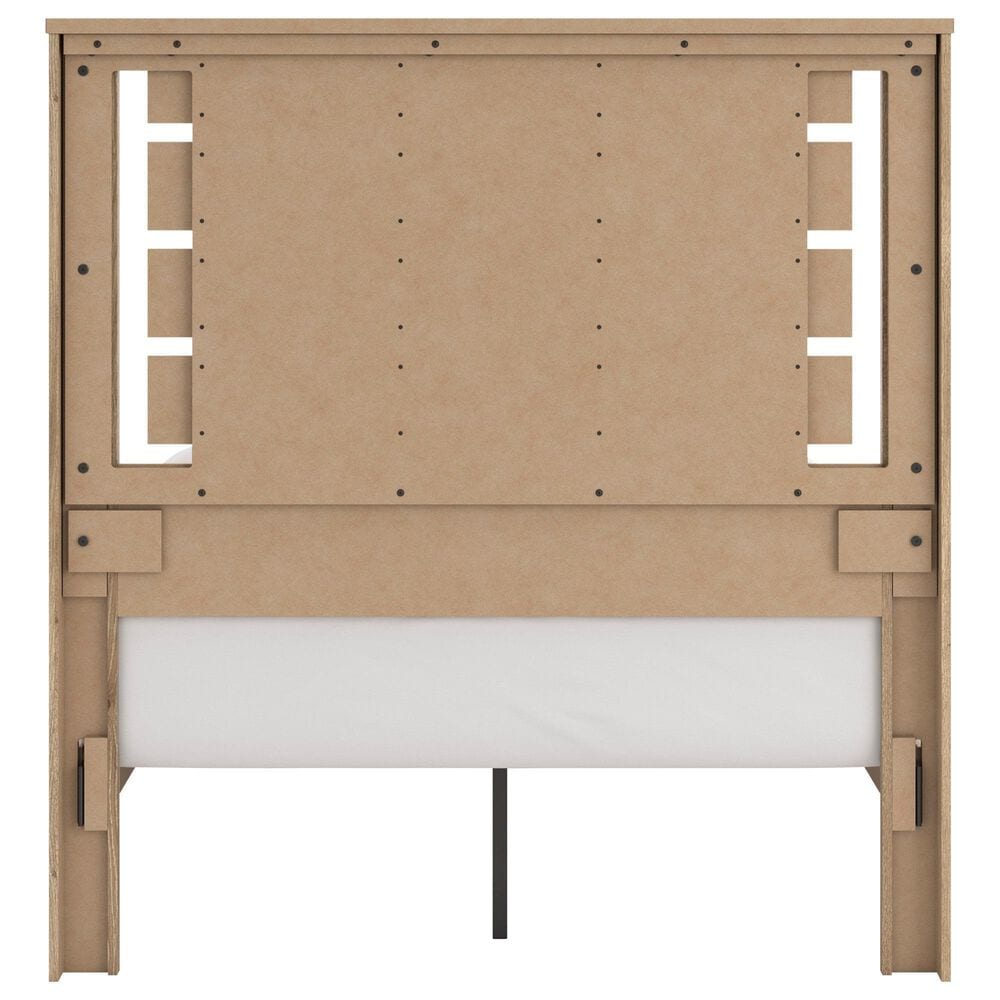 Ashley Brozmont Full Panel Platform Bed in Tan, , large