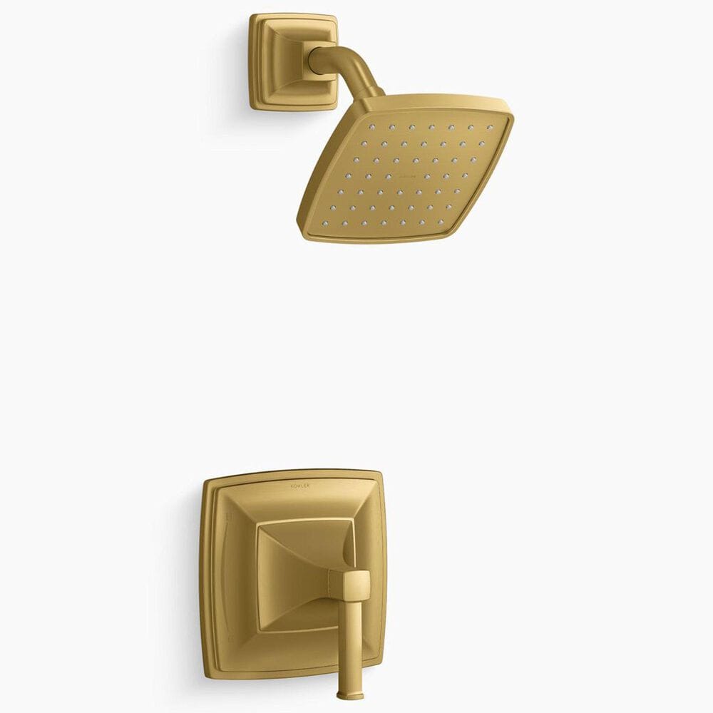 Kohler Riff Rite-Temp Shower Trim Kit in Vibrant Brushed Moderne Brass, , large