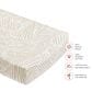 Babyletto Oat Stripe Changing Pad Cover in White and Gray, , large