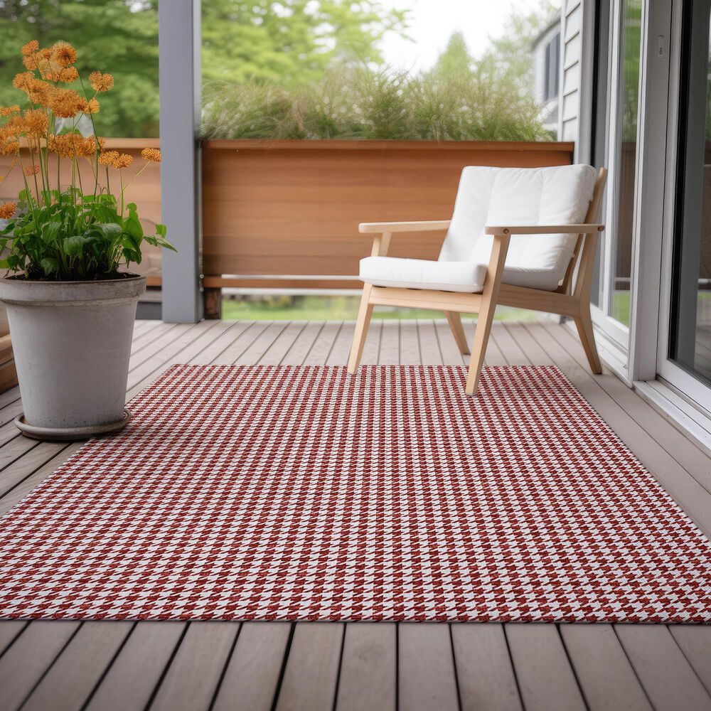 Dalyn Rug Company Hinton 10&#39; x 14&#39; Red Indoor/Outdoor Area Rug, , large