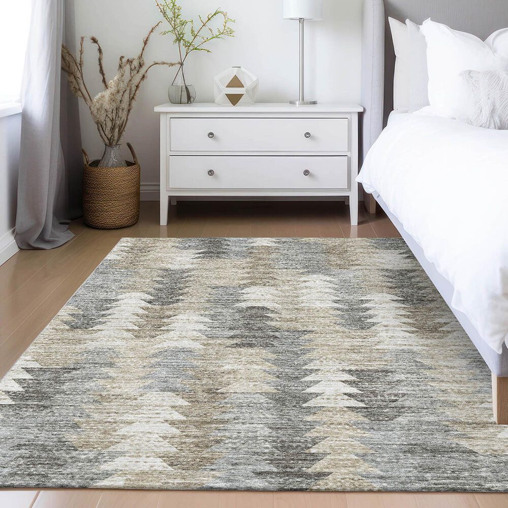 Dalyn Rug Company Trevi TV20 3&#39; x 5&#39; Taupe Area Rug, , large
