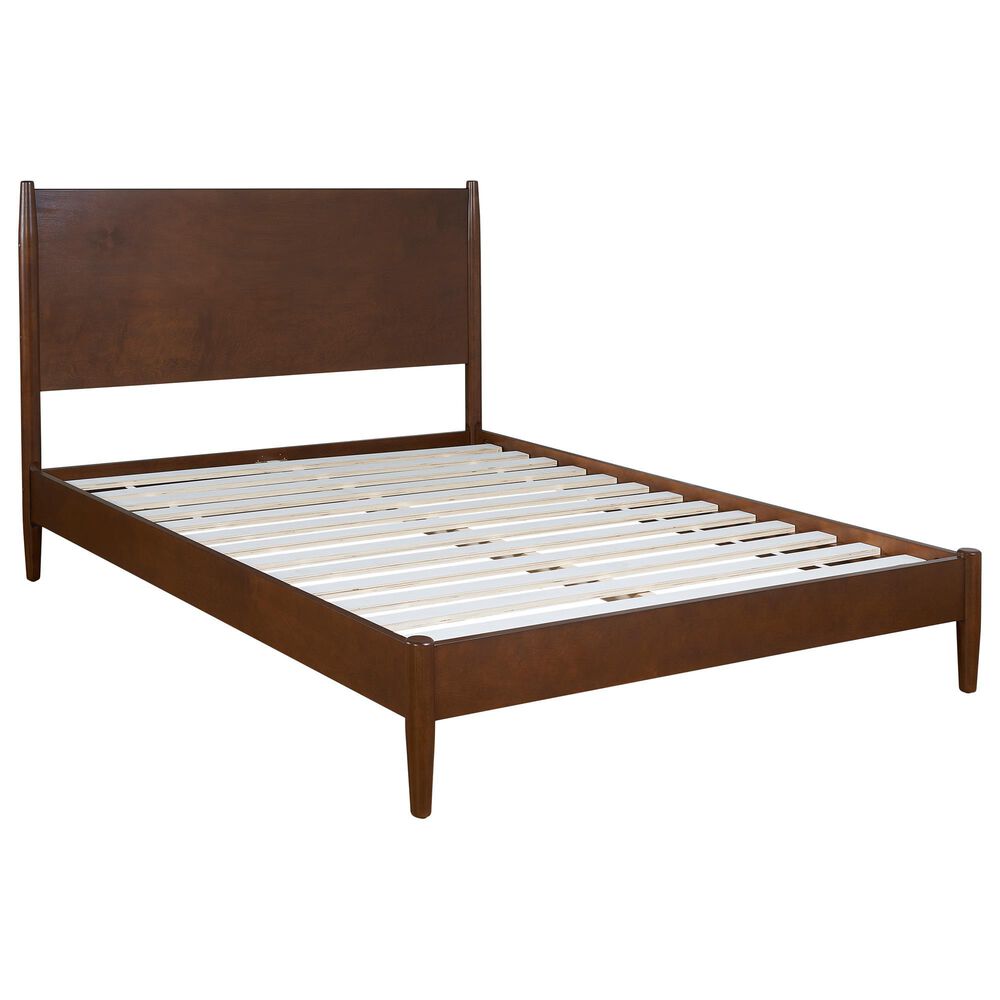 Crosley Furniture Landon Queen Platform Bed in Mahogany, , large