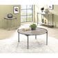 Furniture of America Webber End Table in Light Gray and Gun Metal, , large