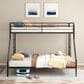Pacific Landing Carson Twin Over Full Bunk Bed in Glossy Black, , large